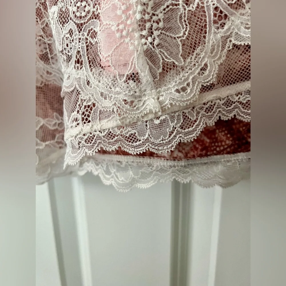 Women’s Victoria Secret Lace Snakeskin Print Lounge Tank Top. NEW! - Picture 7 of 7